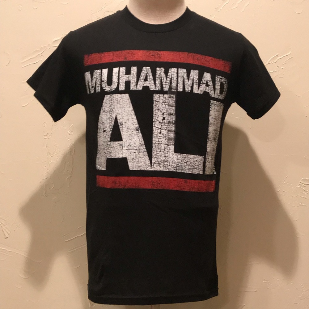 Muhammad Ali Black White & Red Mens Small T Shirt